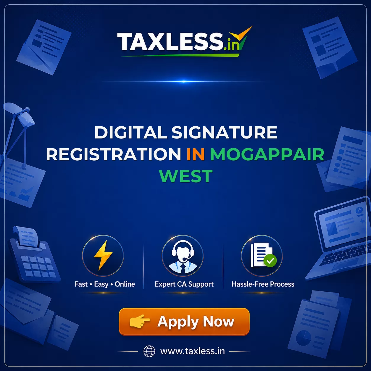Digital Signature Registration in Mogappair West