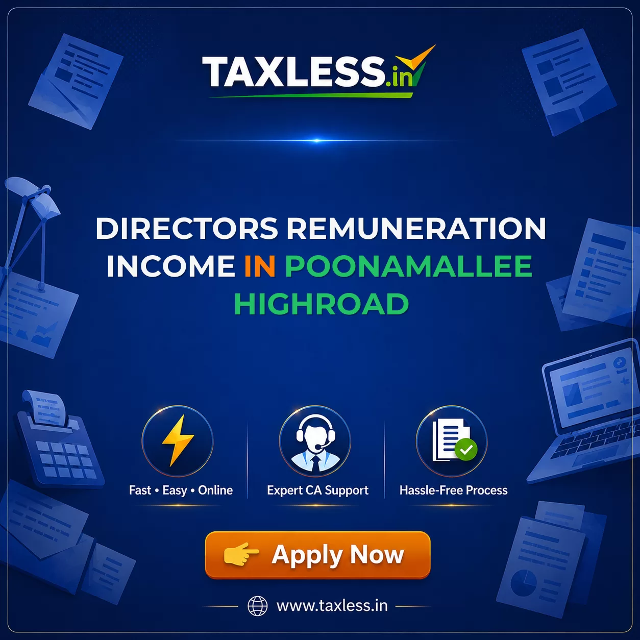 Directors Remuneration Income in Poonamallee Highroad