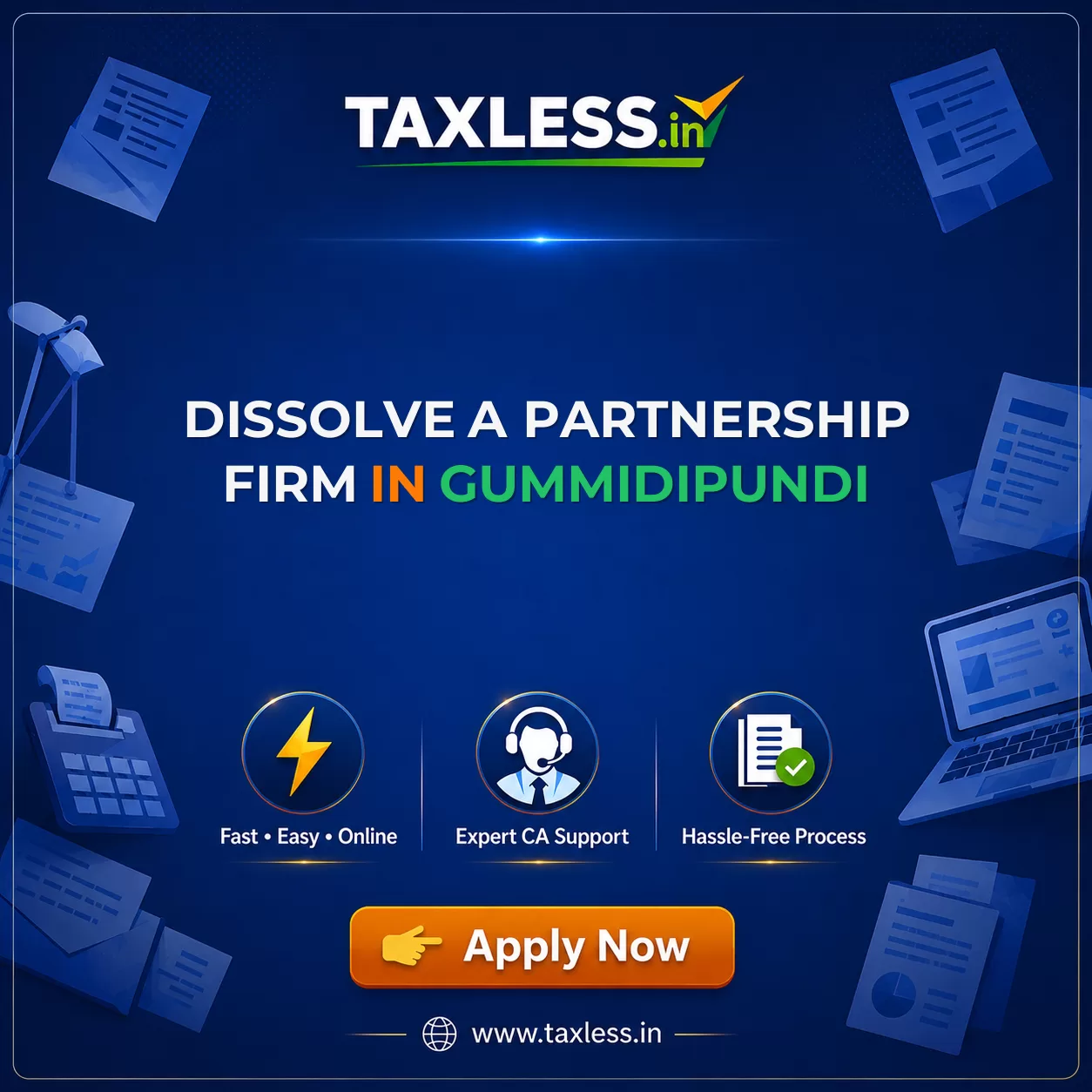 Dissolve A Partnership Firm in Gummidipundi