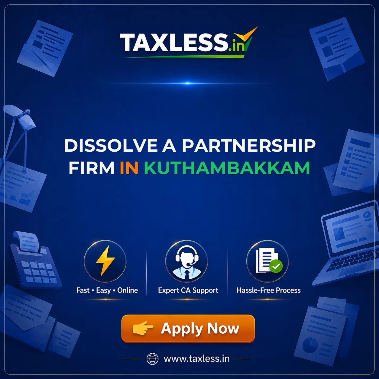 Dissolve A Partnership Firm in Kuthambakkam