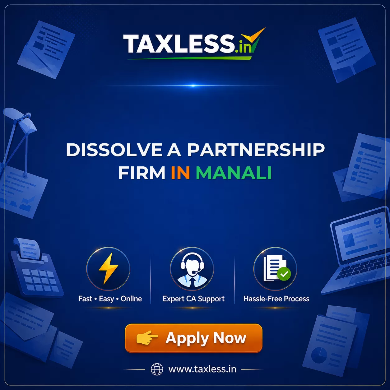 Dissolve A Partnership Firm in Manali
