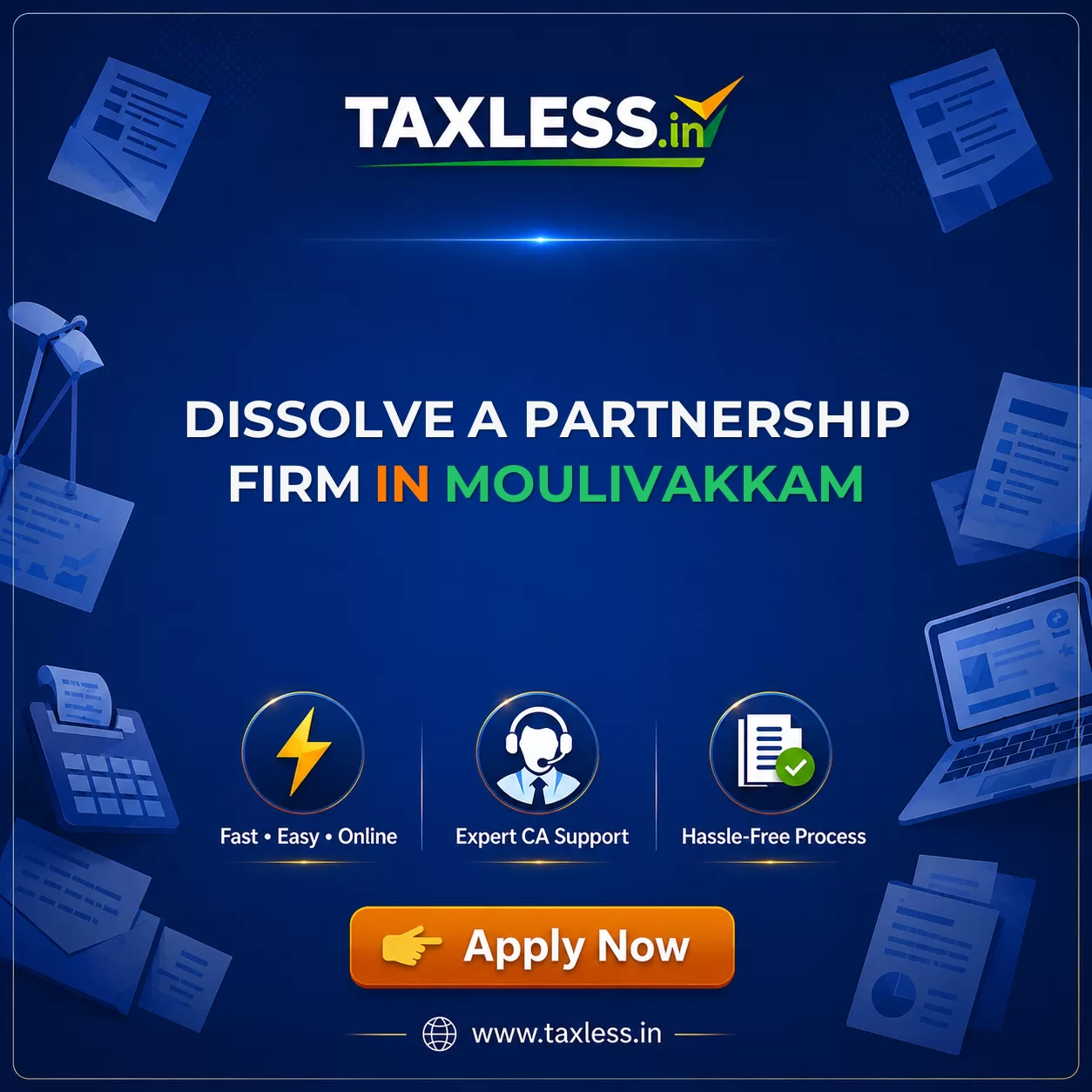 Dissolve A Partnership Firm in Moulivakkam