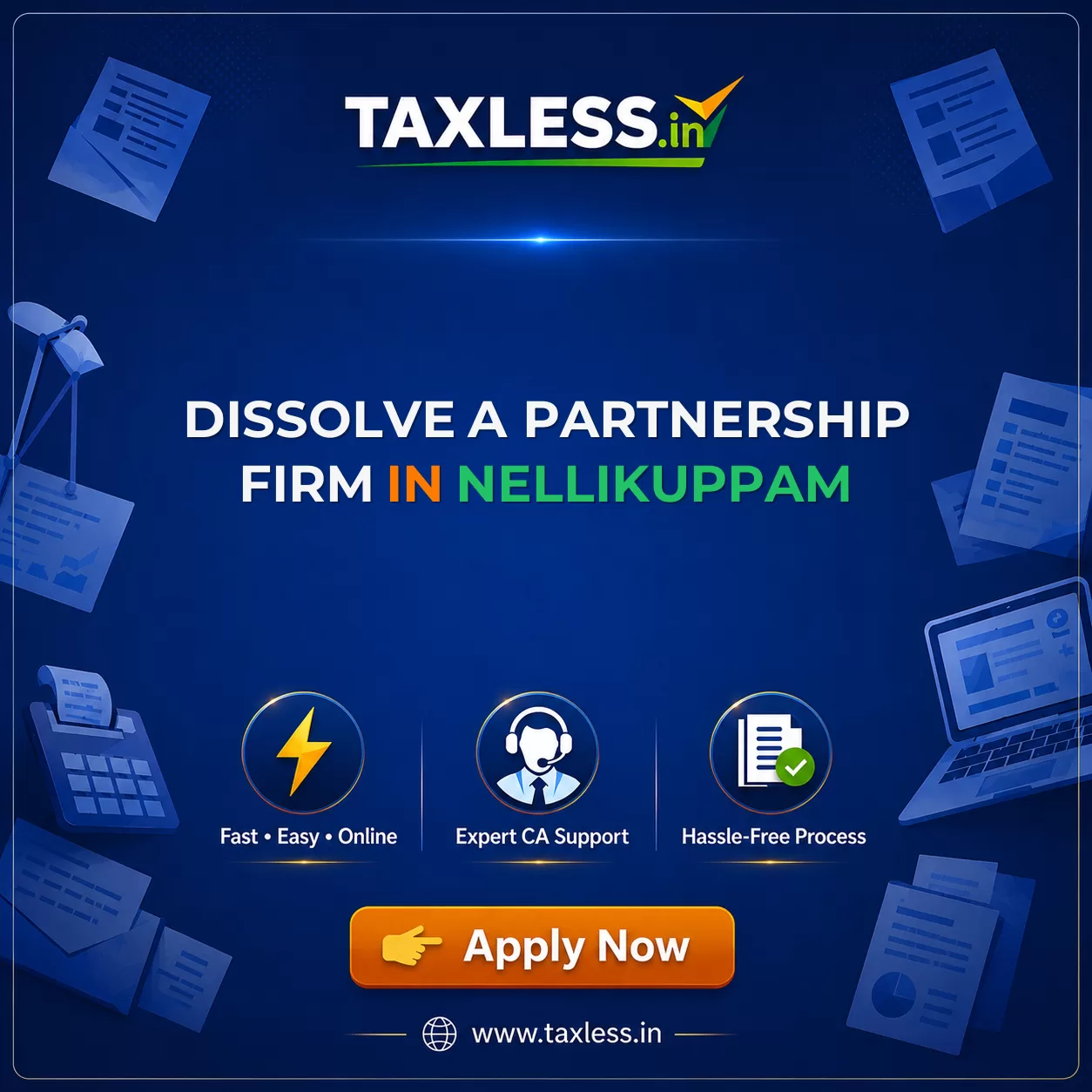 Dissolve A Partnership Firm in Nellikuppam
