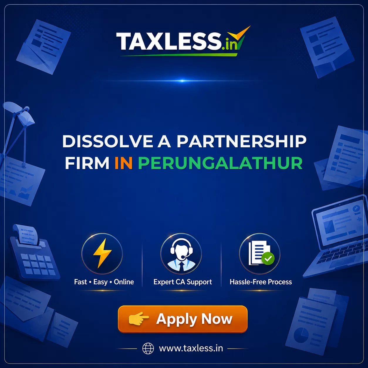 Dissolve A Partnership Firm in Perungalathur