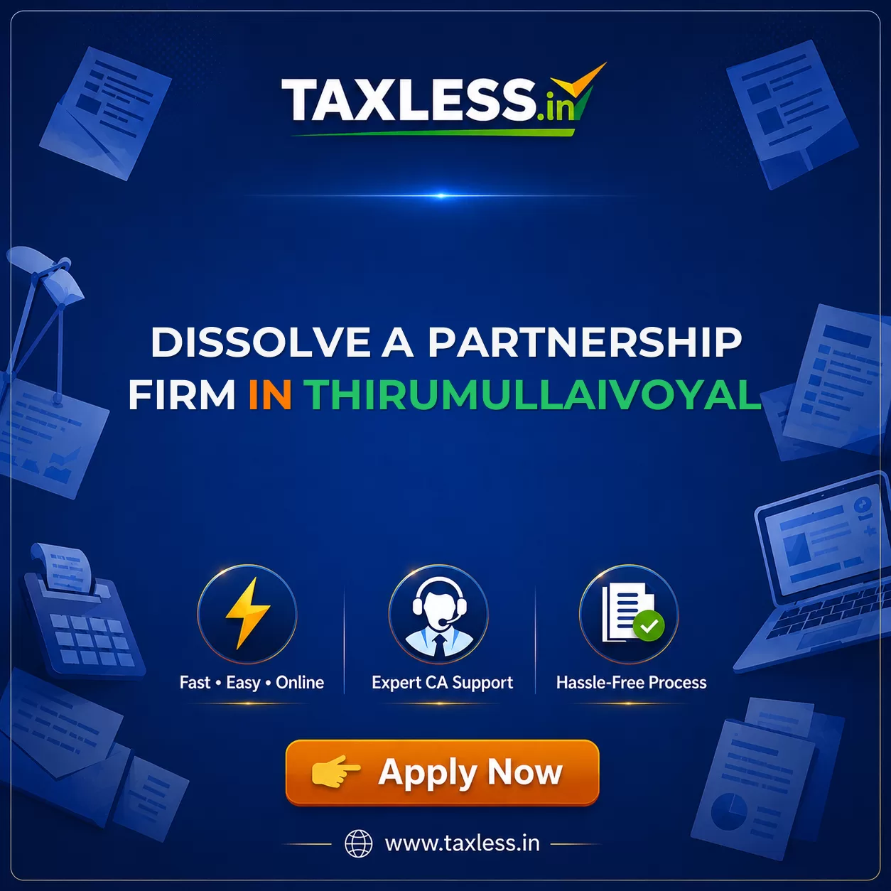 Dissolve A Partnership Firm in Thirumullaivoyal