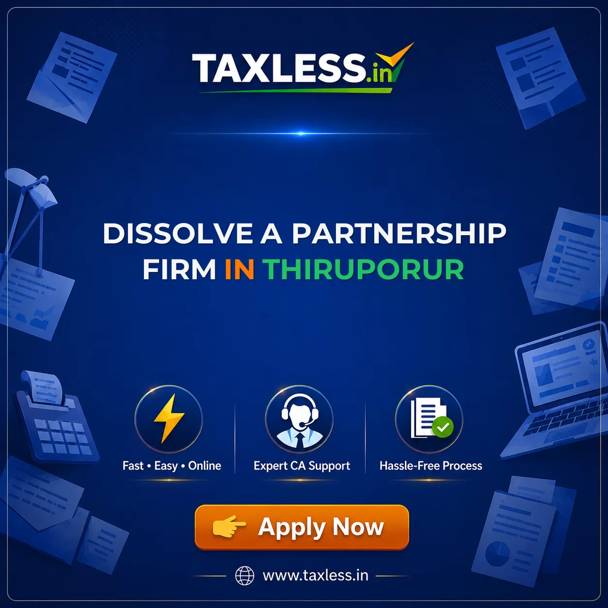 Dissolve A Partnership Firm in Thiruporur