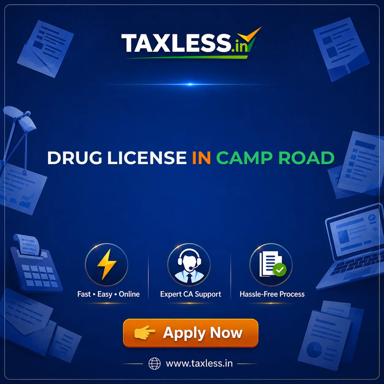 Drug License in Camp Road
