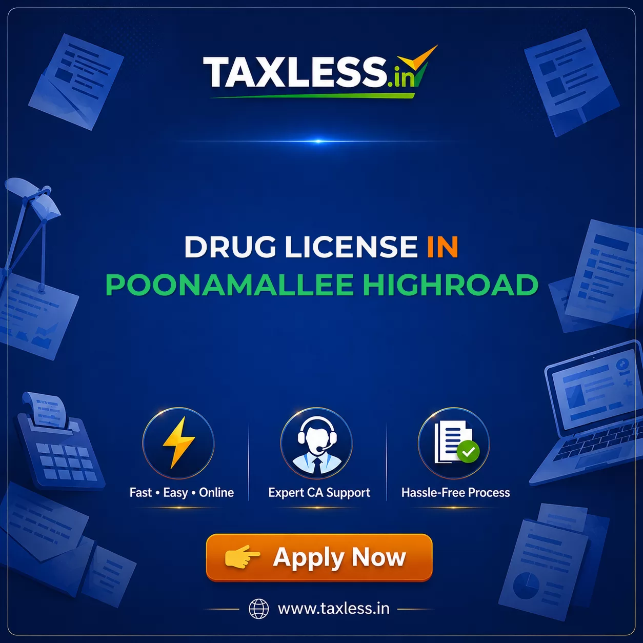 Drug License in Poonamallee Highroad