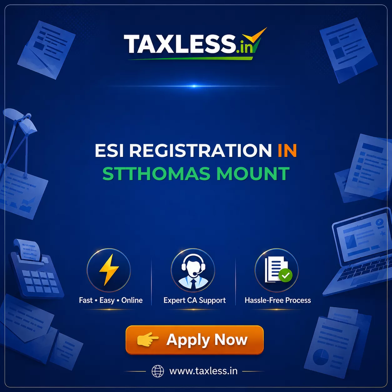 ESI Registration in Stthomas Mount