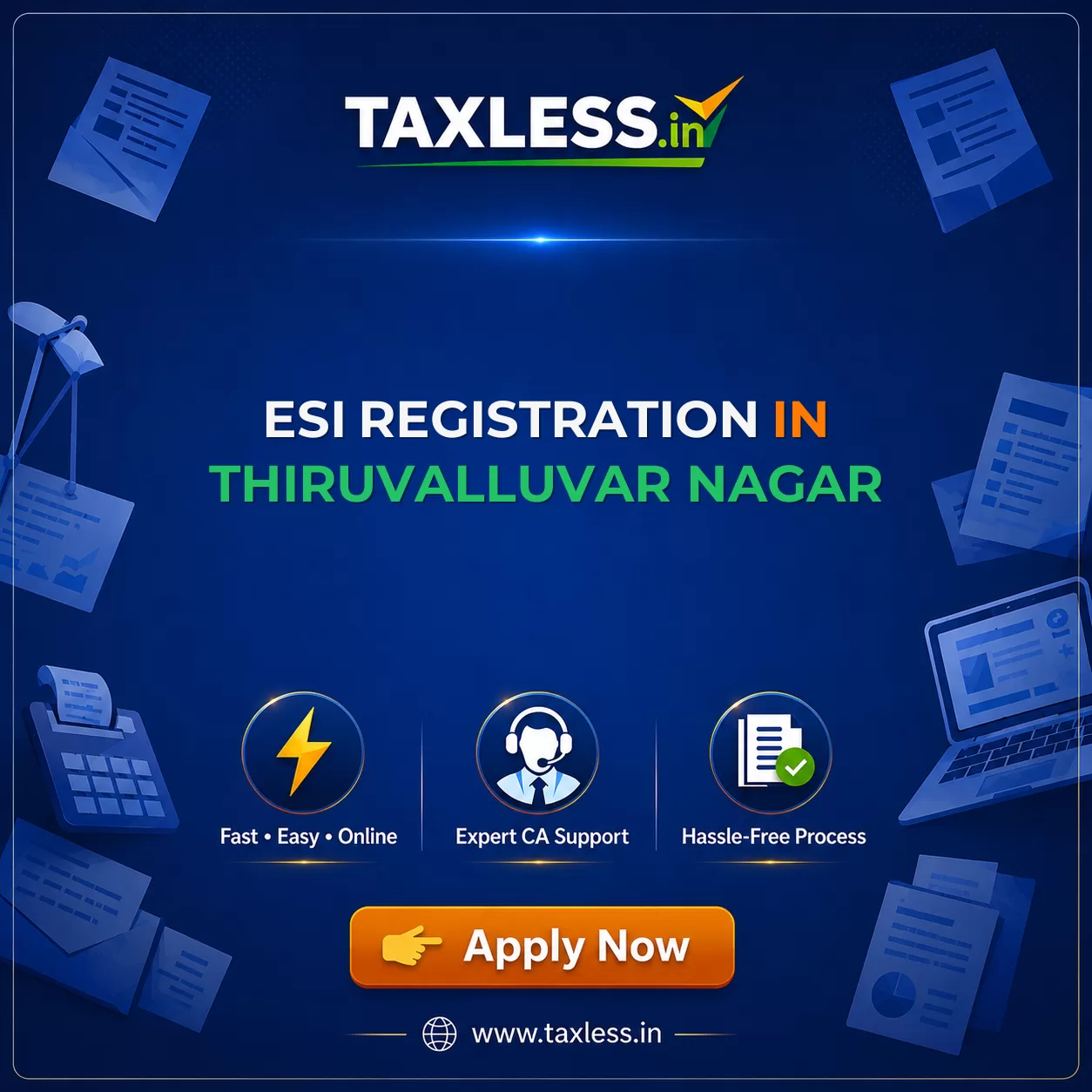 ESI Registration in Thiruvalluvar Nagar