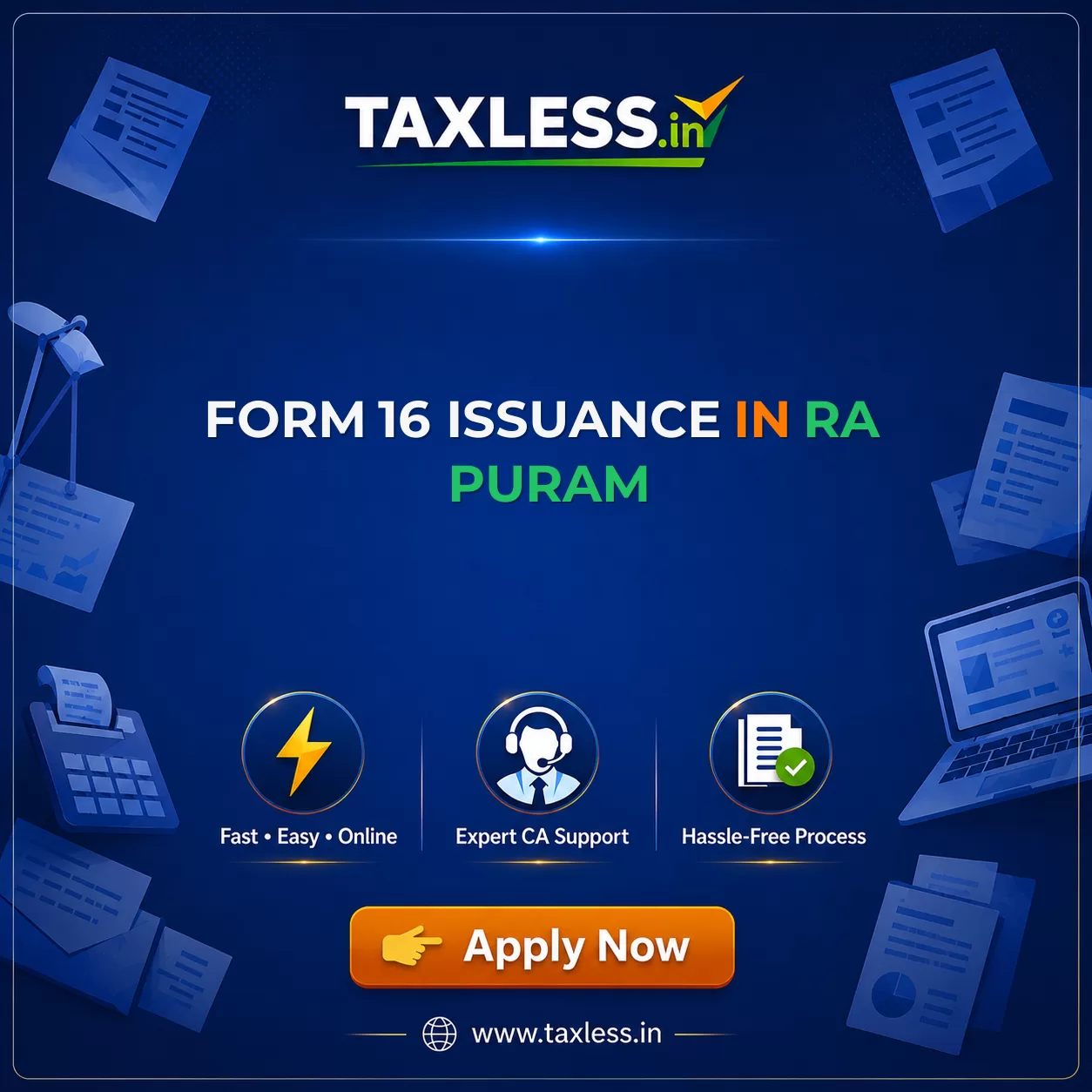 Form 16 Issuance in Ra Puram