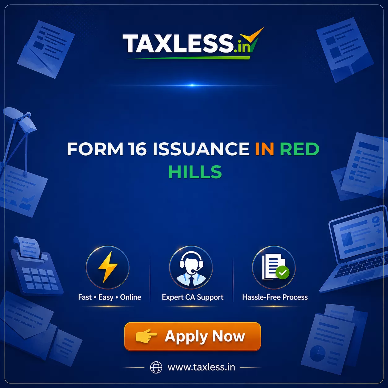 Form 16 Issuance in Red Hills