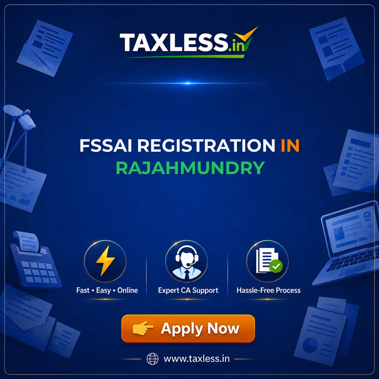 FSSAI Registration in Rajahmundry