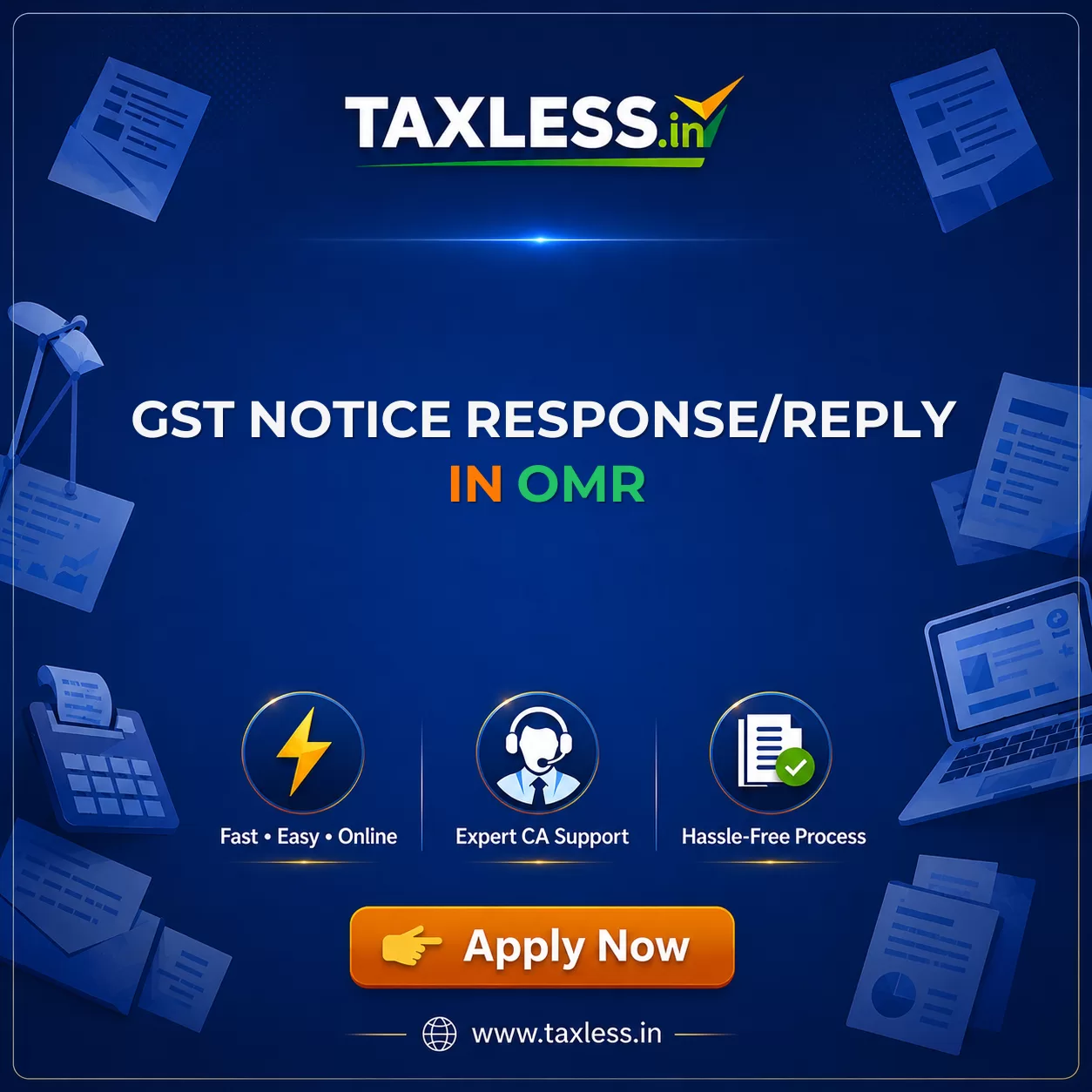 GST Notice Response/Reply in Omr