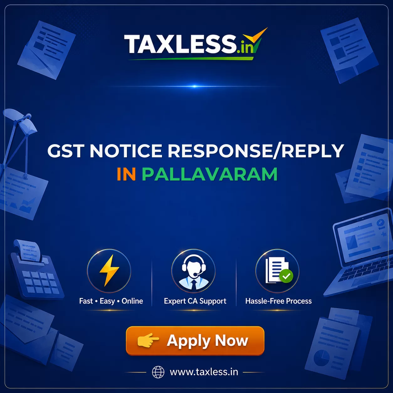 GST Notice Response/Reply in Pallavaram