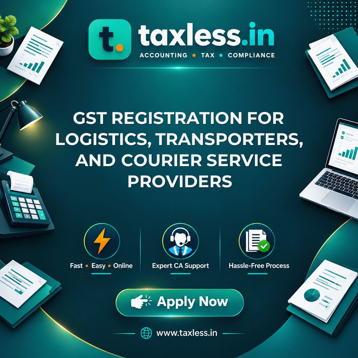 GST Registration for Logistics, Transporters, and Courier Service Providers