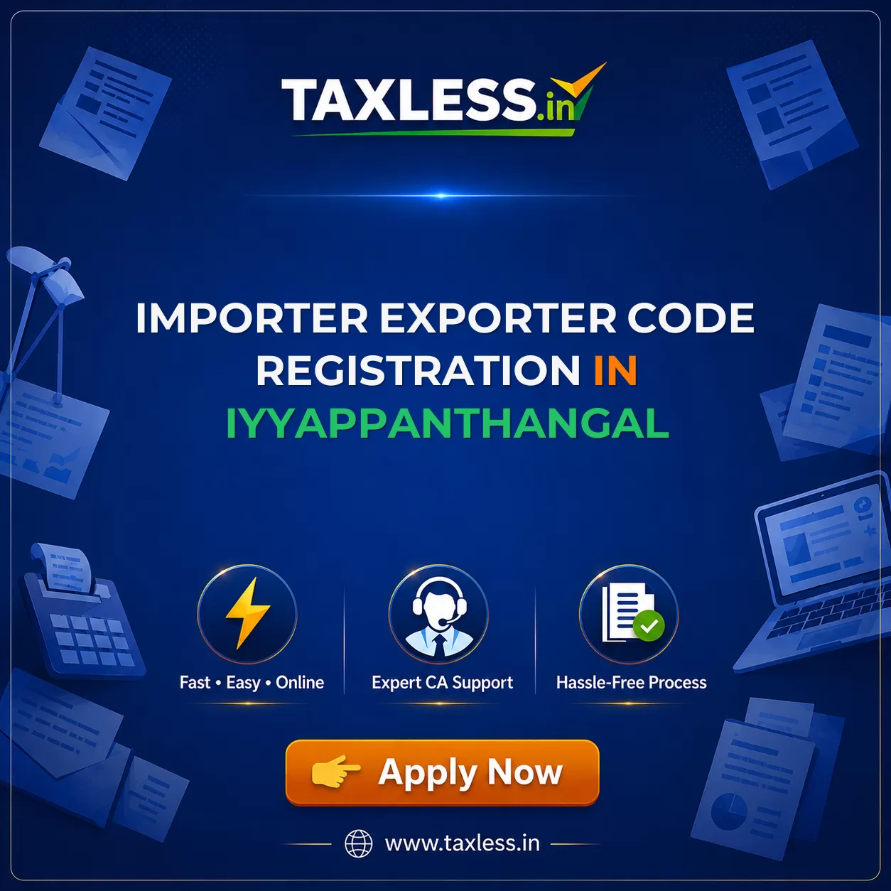 Importer Exporter Code Registration in Iyyappanthangal