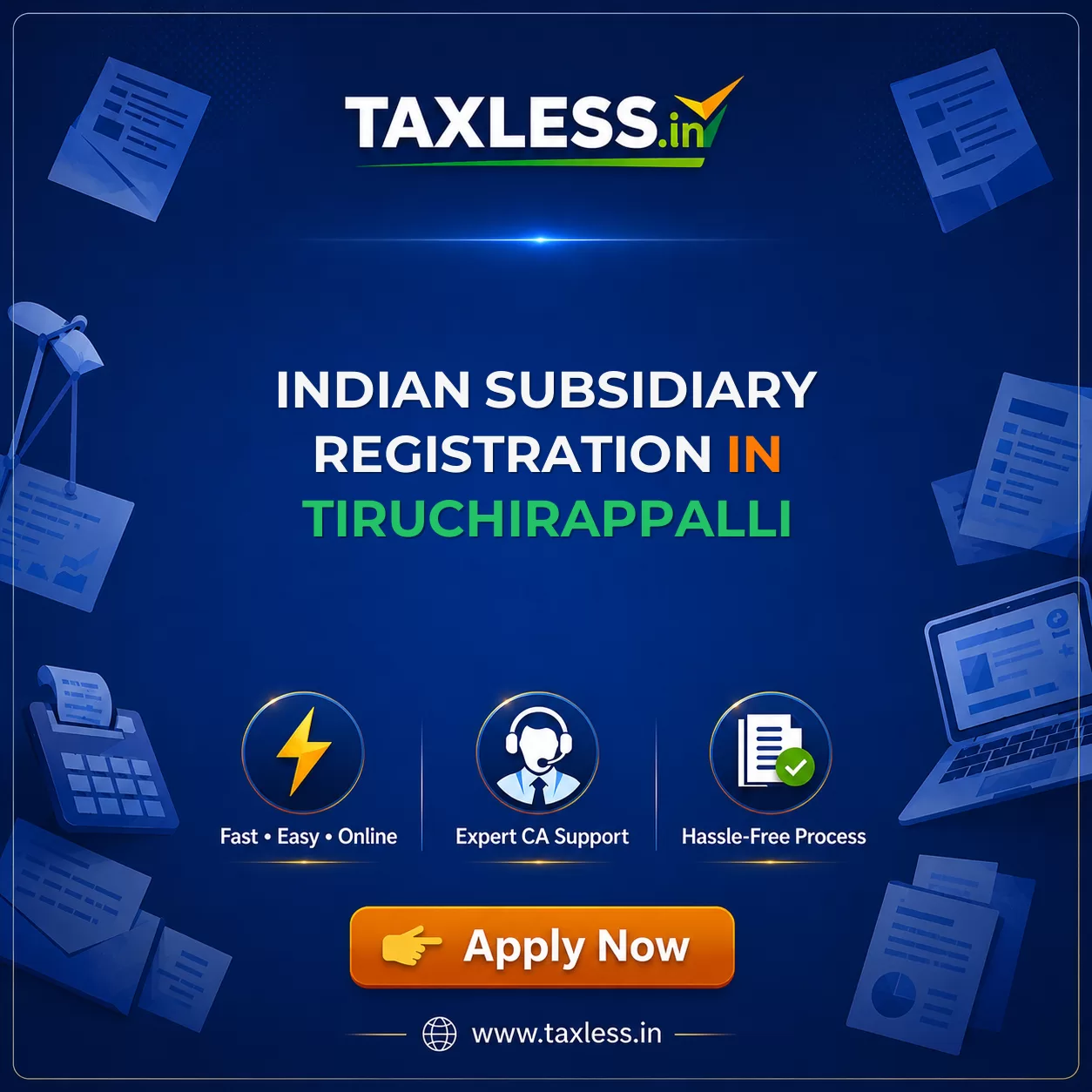 Indian Subsidiary Registration in Tiruchirappalli