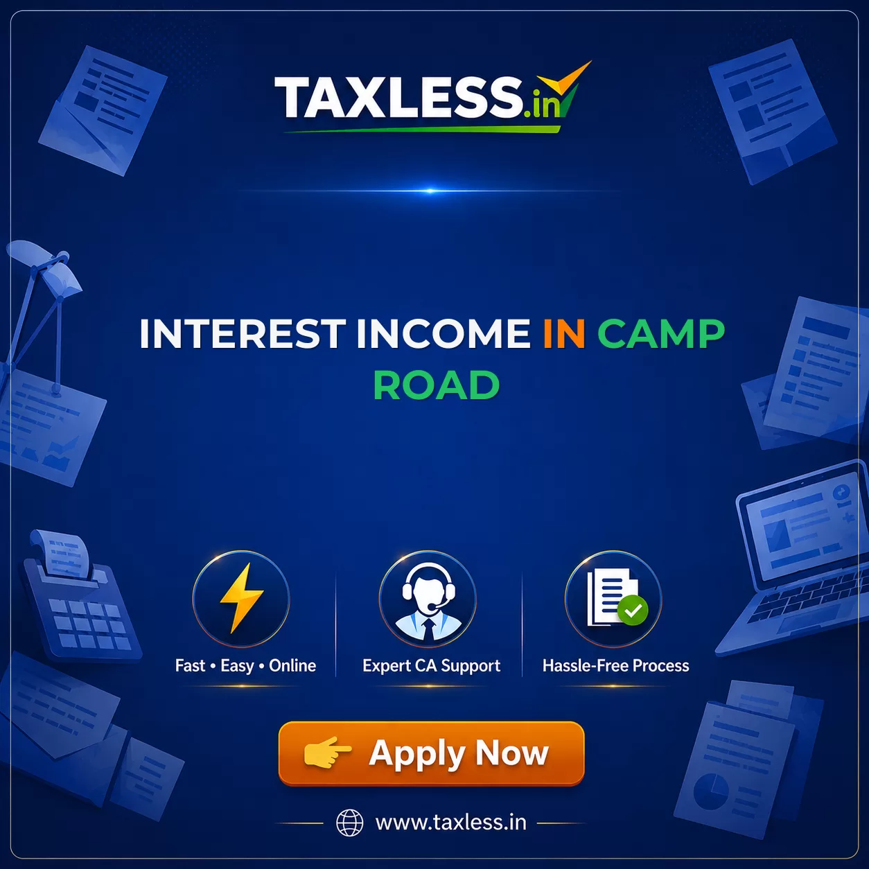 Interest Income in Camp Road