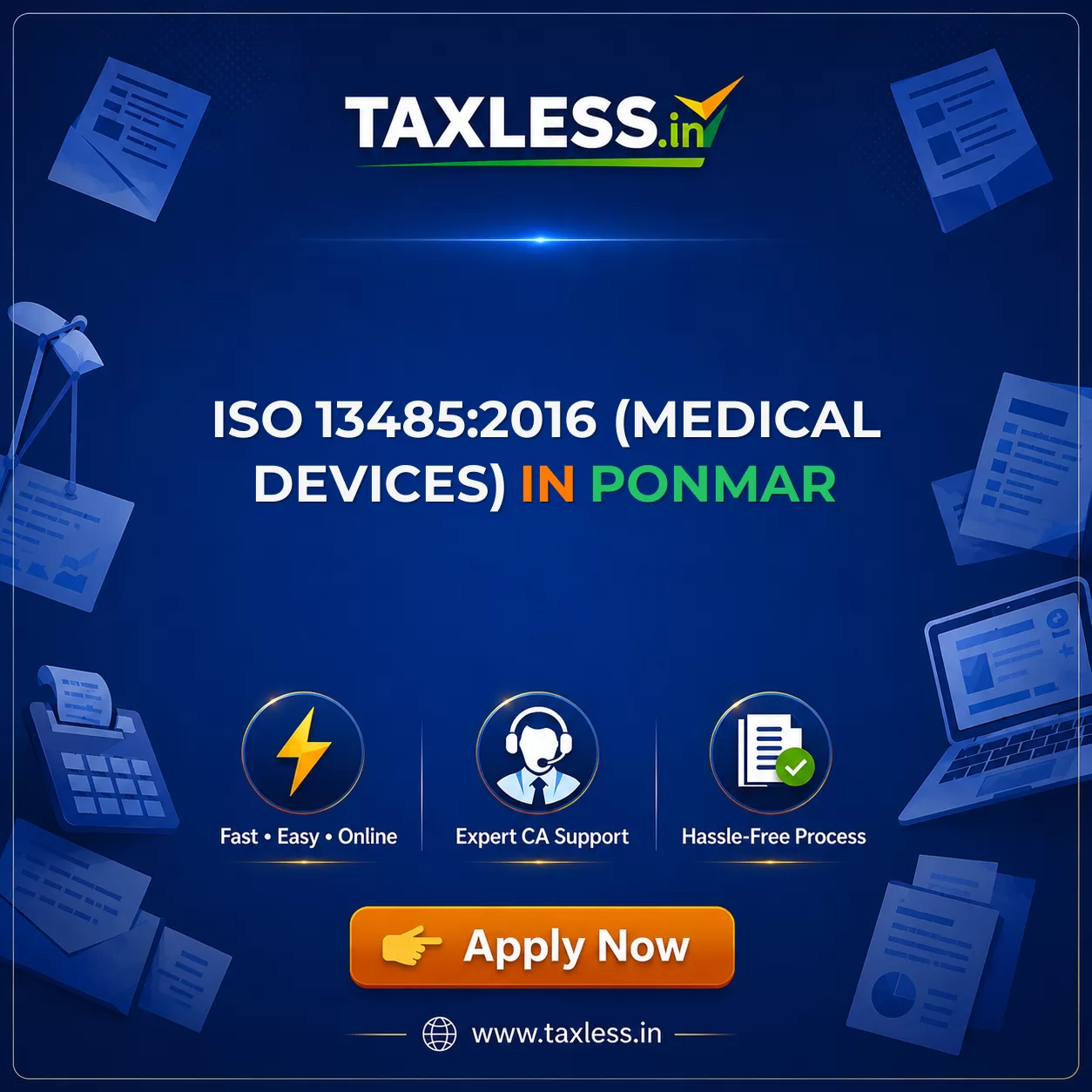 ISO 13485:2016 (Medical Devices) in Ponmar