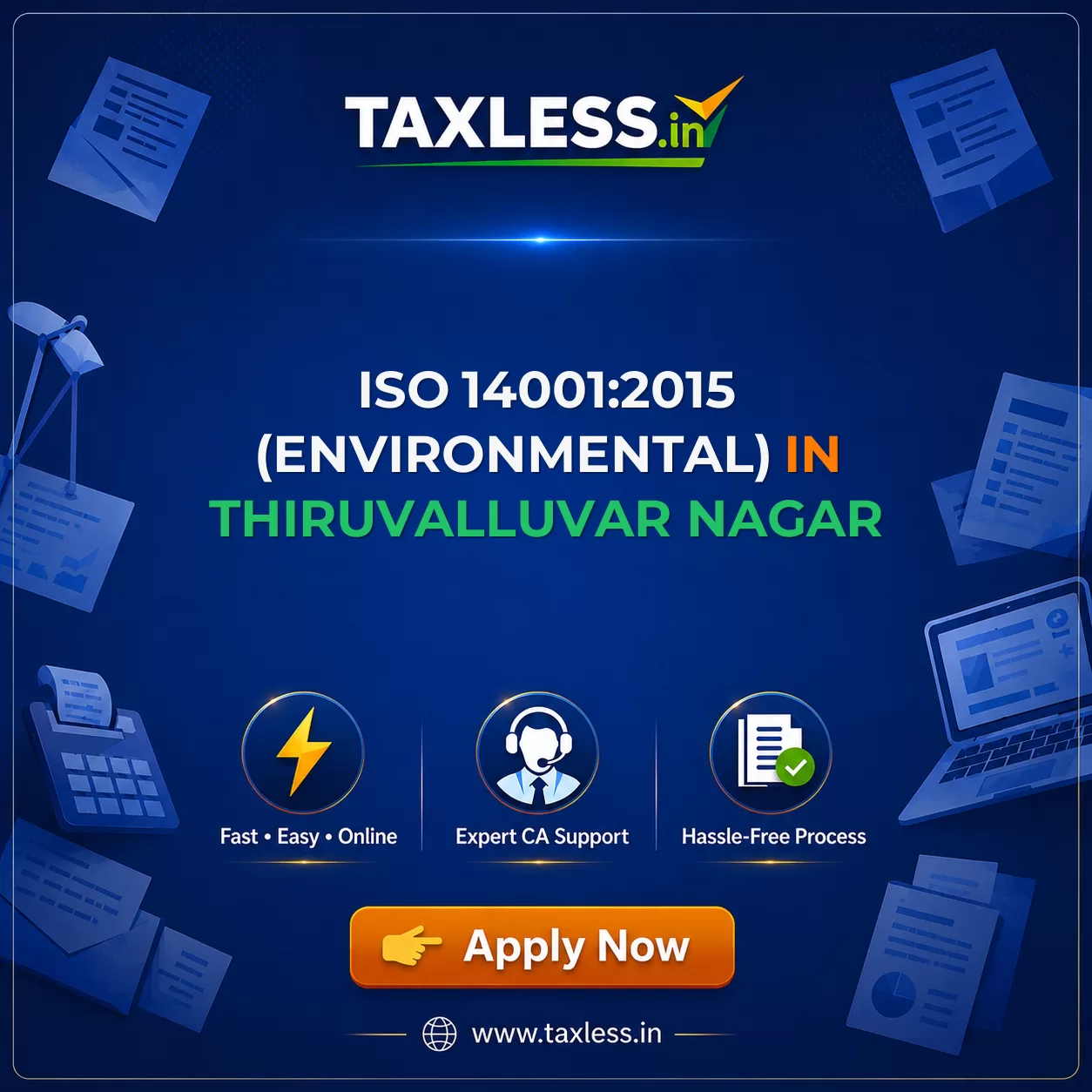 ISO 14001:2015 (Environmental) in Thiruvalluvar Nagar