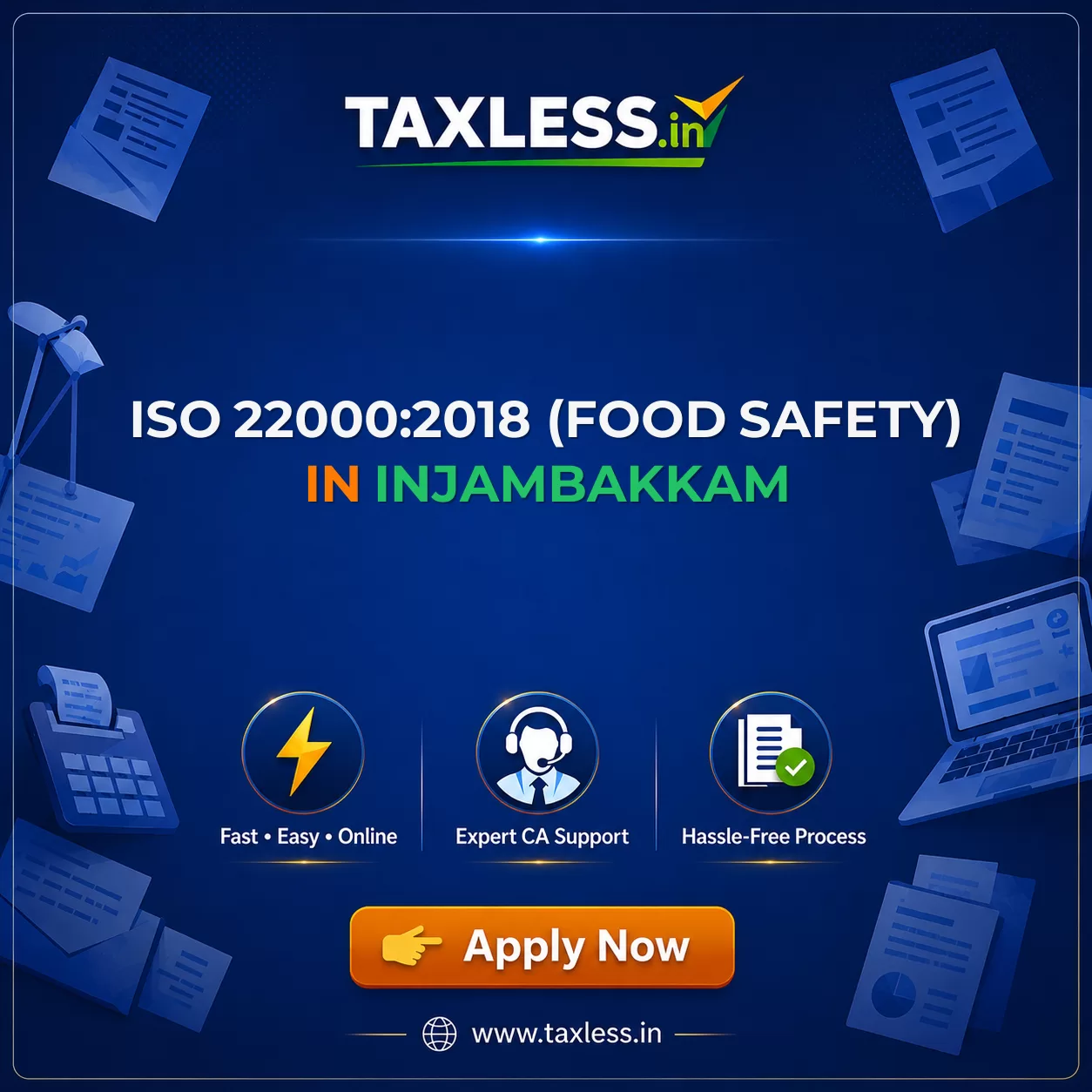 ISO 22000:2018 (Food Safety) in Injambakkam