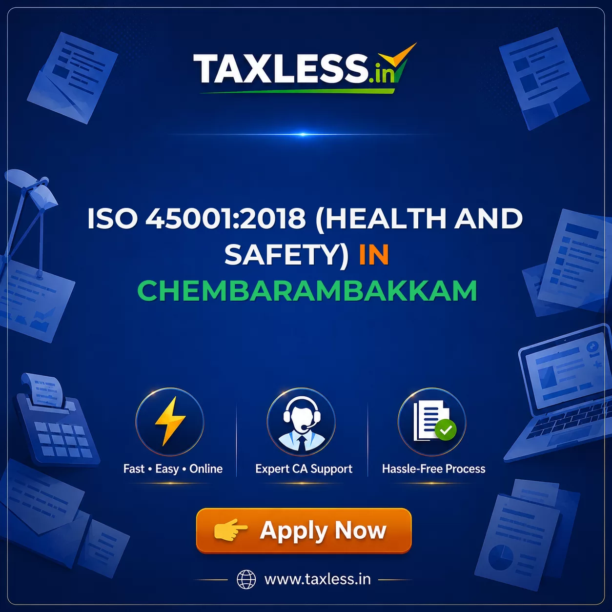 ISO 45001:2018 (Health And Safety) in Chembarambakkam