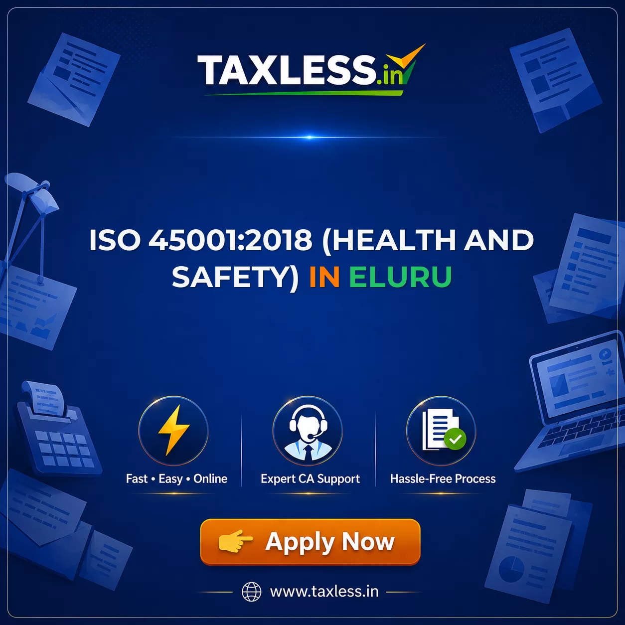 ISO 45001:2018 (Health And Safety) in Eluru