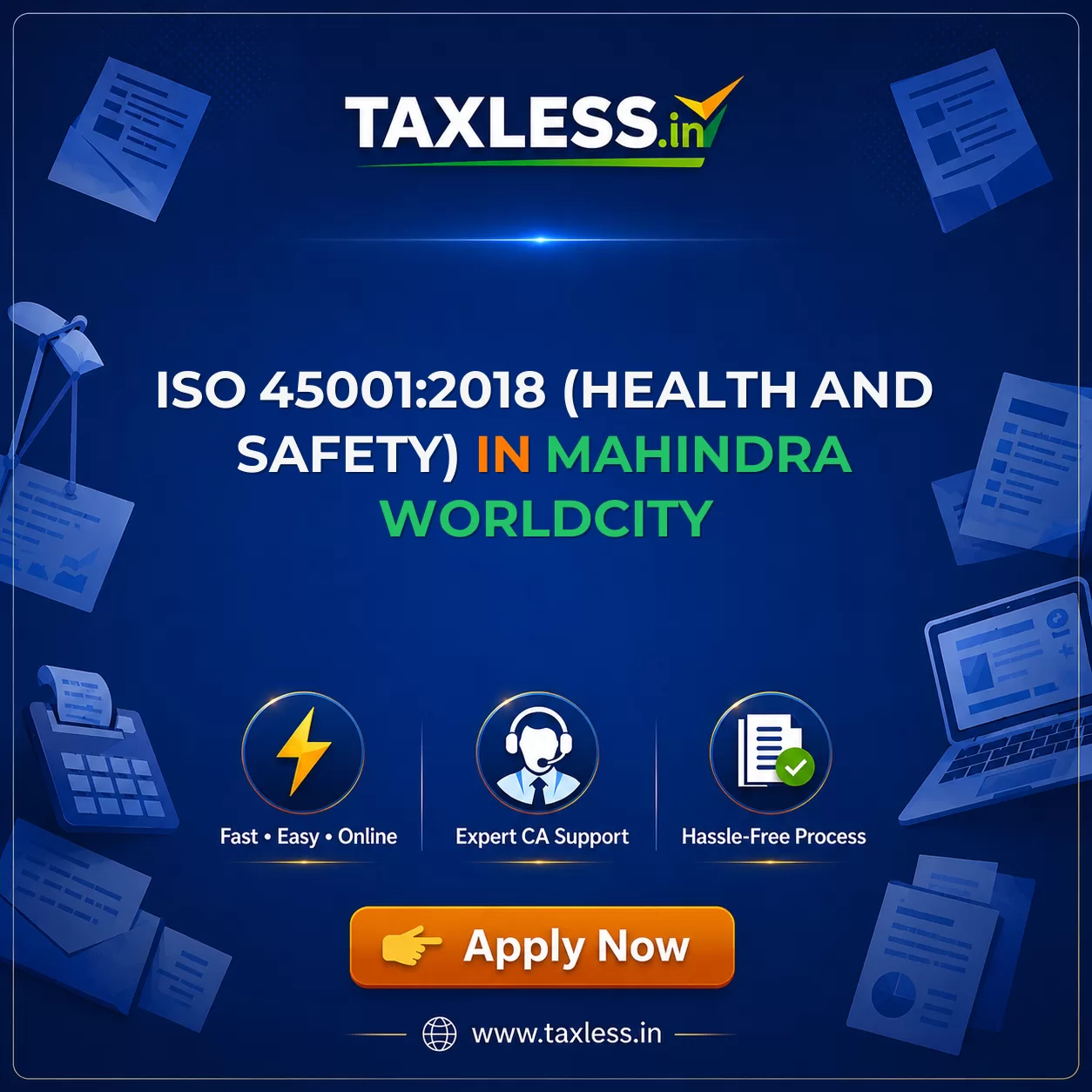 ISO 45001:2018 (Health And Safety) in Mahindra Worldcity