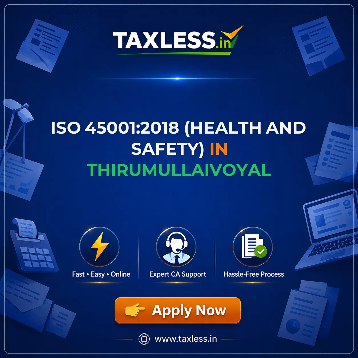 ISO 45001:2018 (Health And Safety) in Thirumullaivoyal
