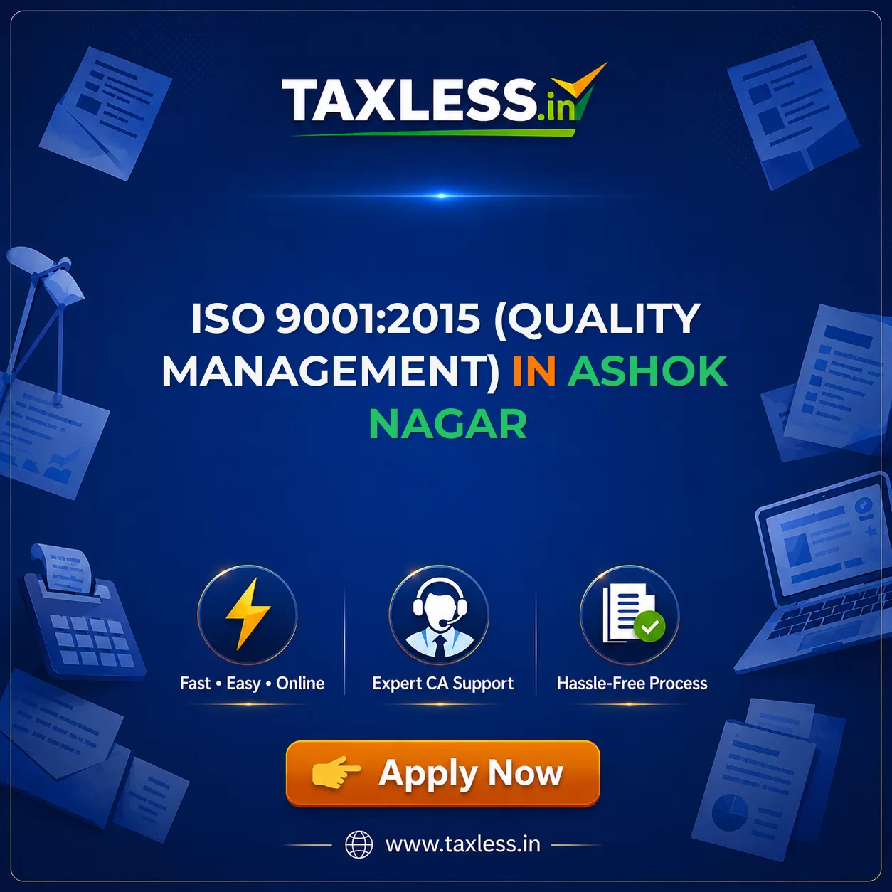 ISO 9001:2015 (Quality Management) in Ashok Nagar
