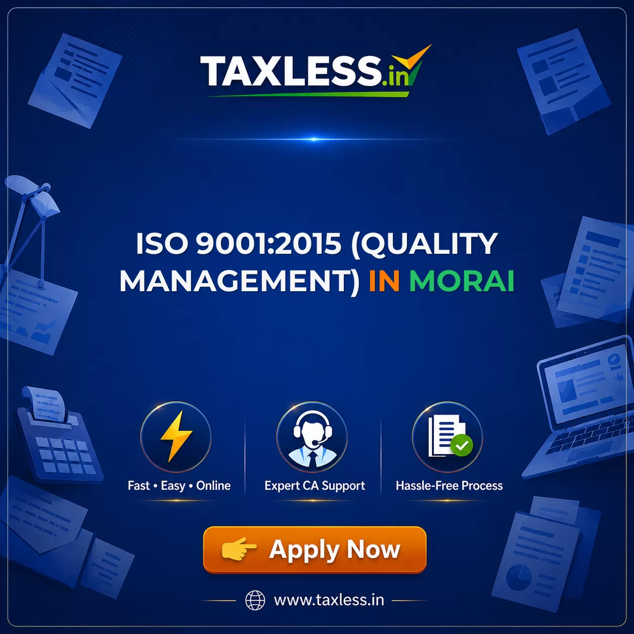 ISO 9001:2015 (Quality Management) in Morai