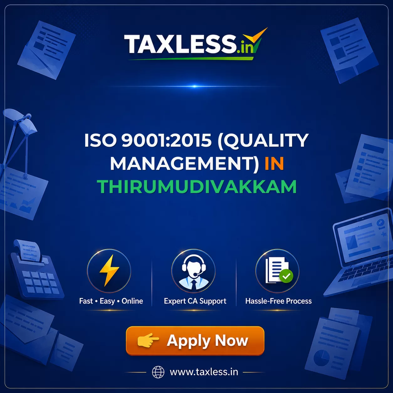 ISO 9001:2015 (Quality Management) in Thirumudivakkam
