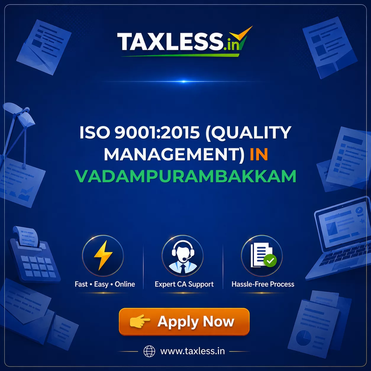 ISO 9001:2015 (Quality Management) in Vadampurambakkam