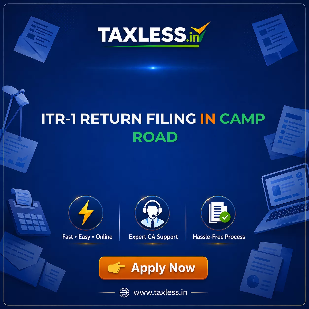 ITR-1 Return Filing in Camp Road