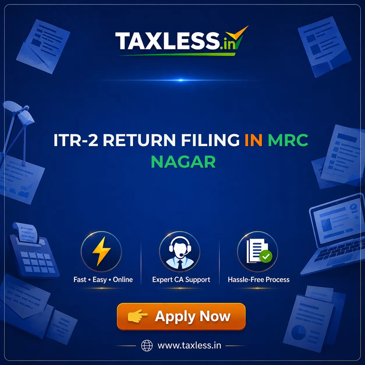 ITR-2 Return Filing in Mrc Nagar