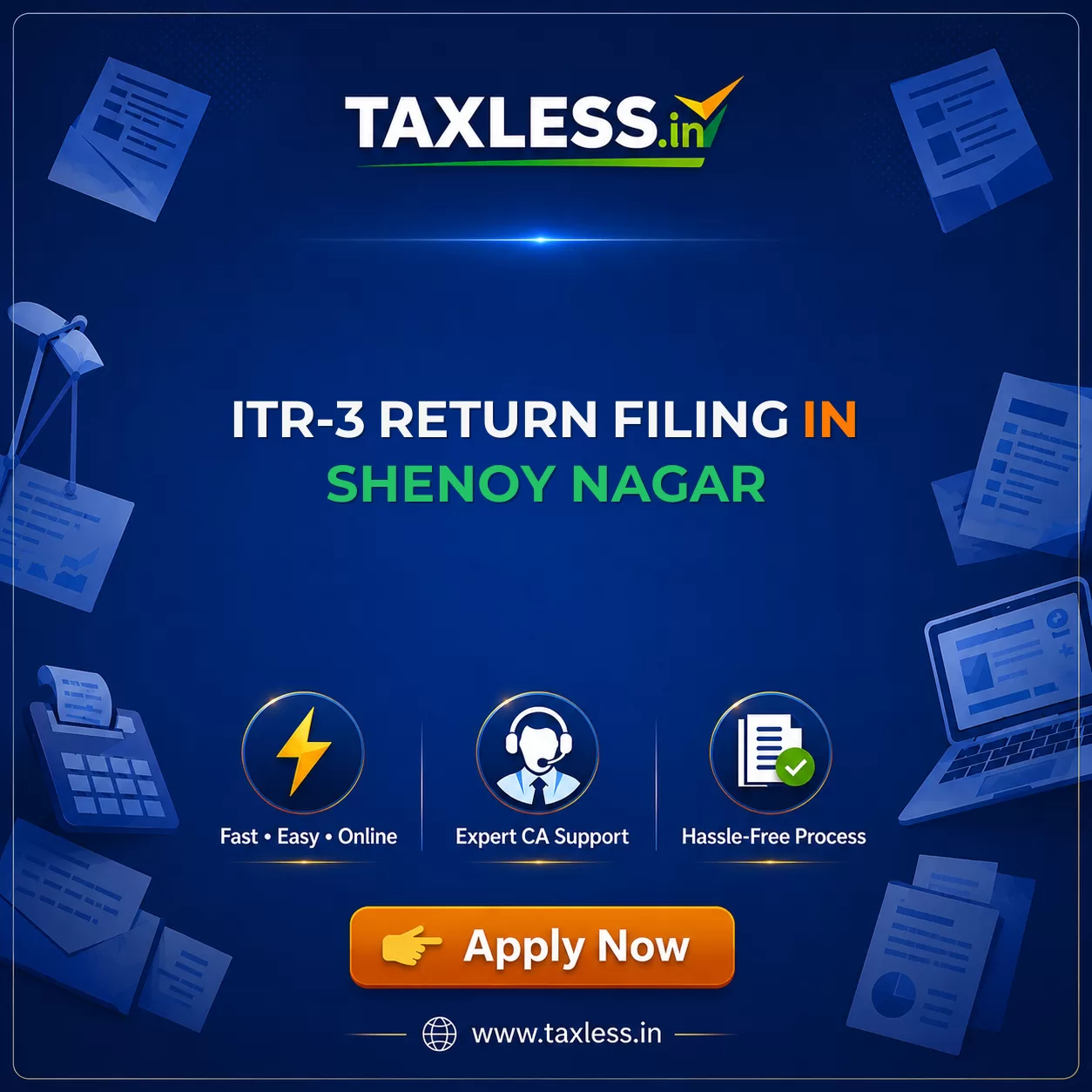 ITR-3 Return Filing in Shenoy Nagar