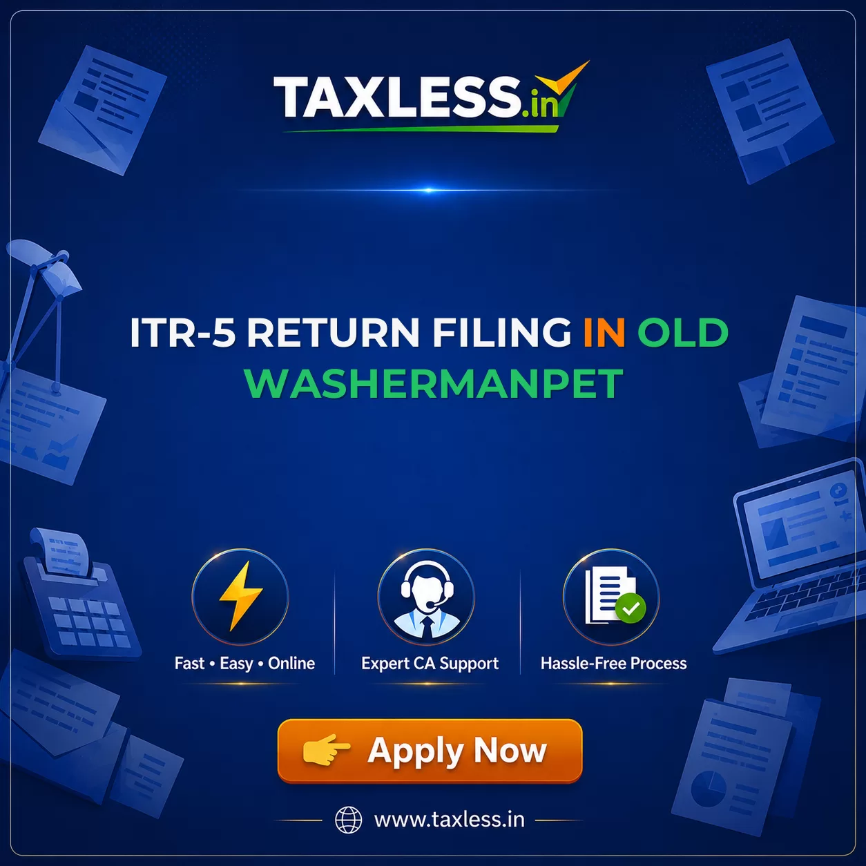 ITR-5 Return Filing in Old Washermanpet