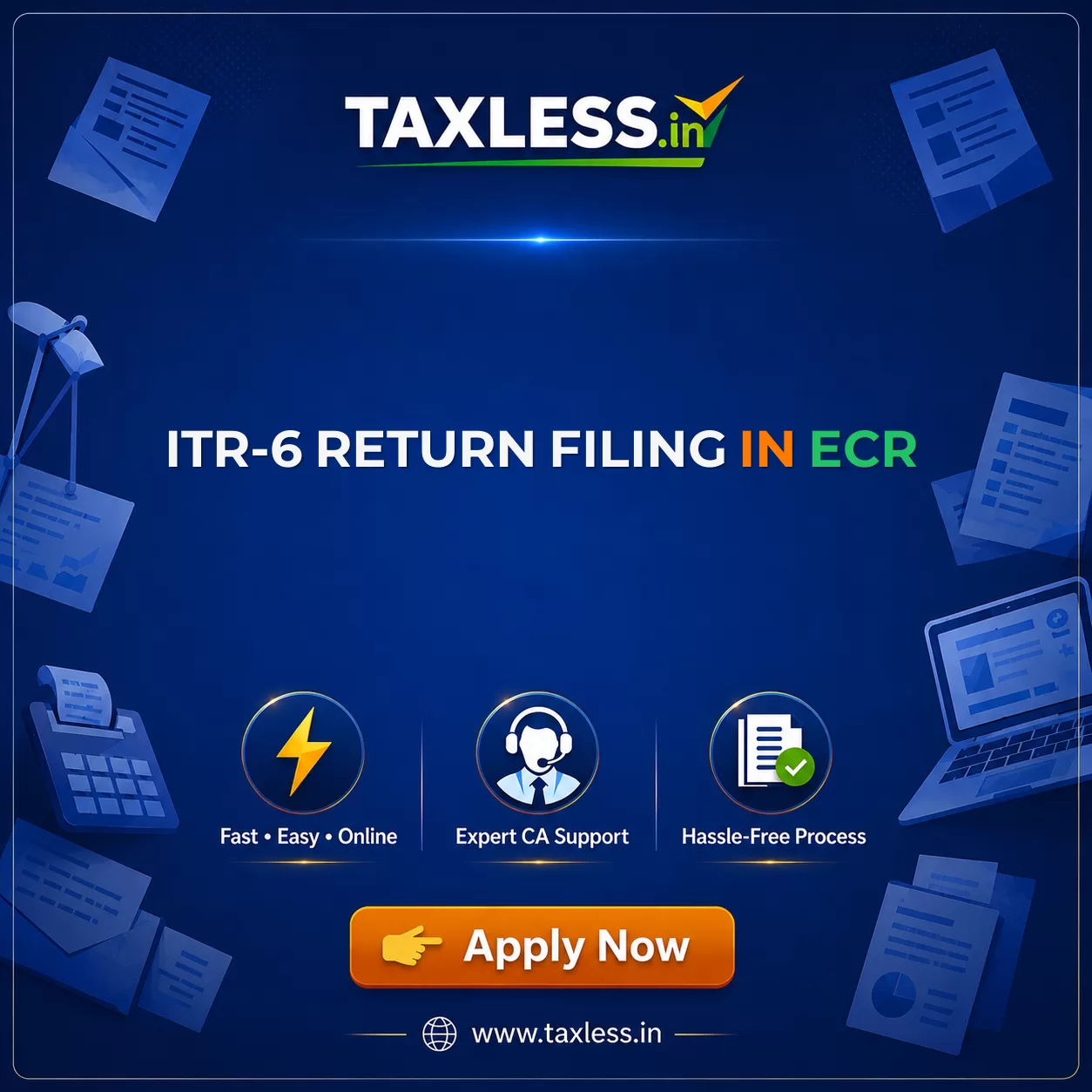 ITR-6 Return Filing in Ecr