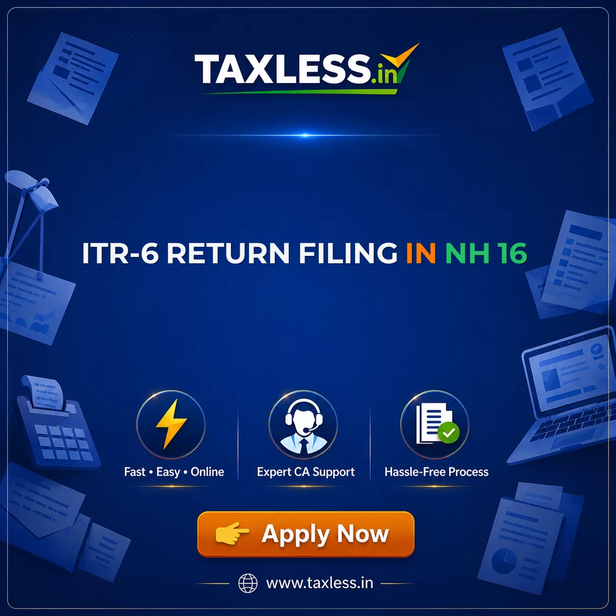 ITR-6 Return Filing in Nh 16
