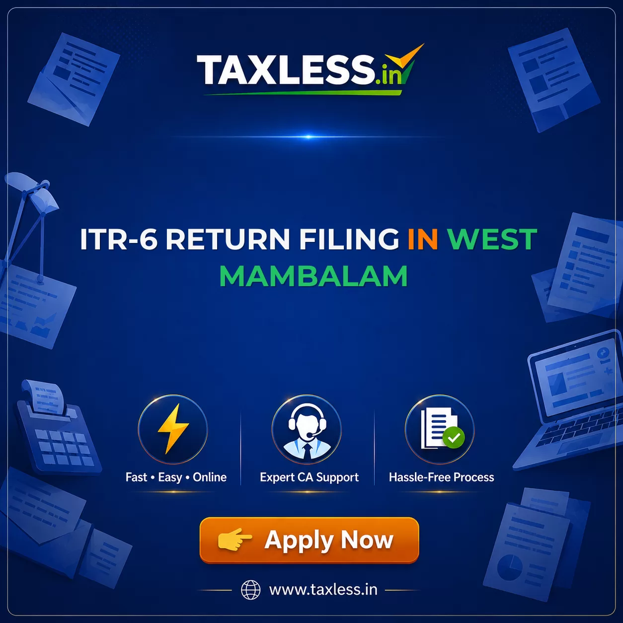 ITR-6 Return Filing in West Mambalam