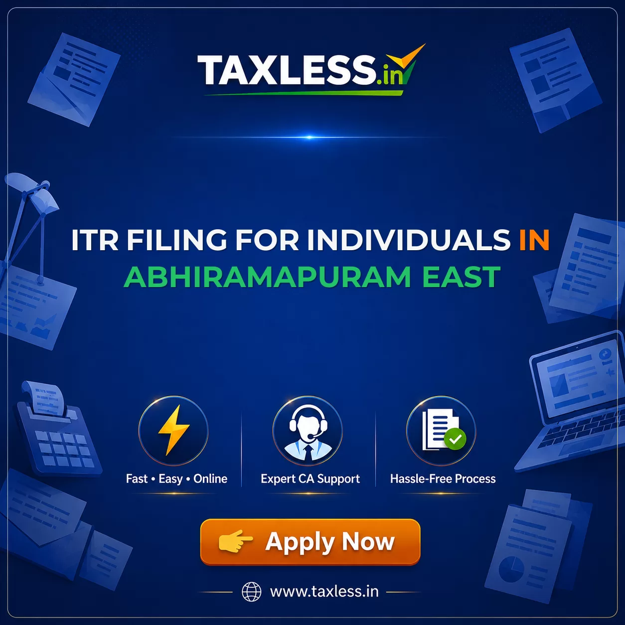 ITR Filing For Individuals in Abhiramapuram East