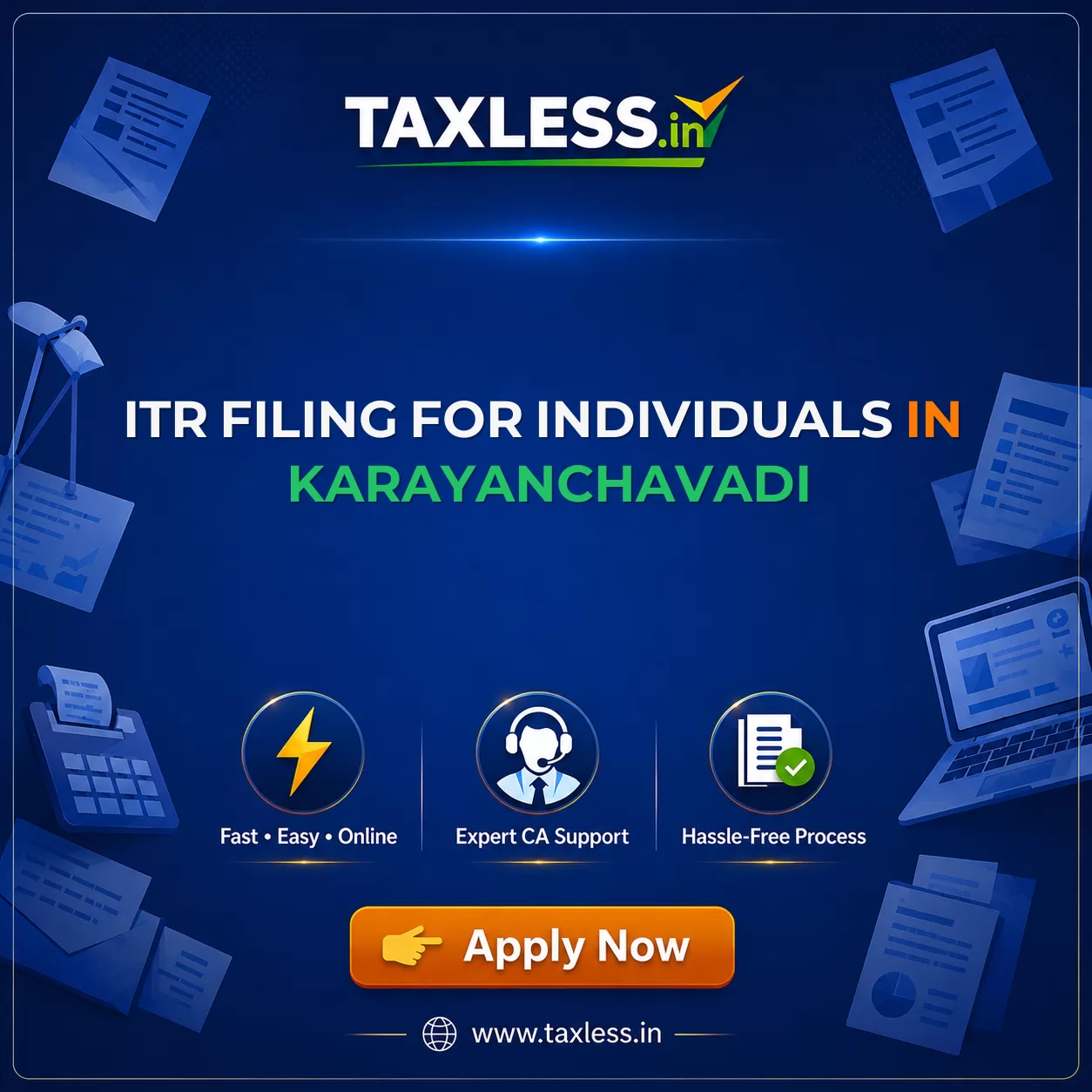ITR Filing For Individuals in Karayanchavadi