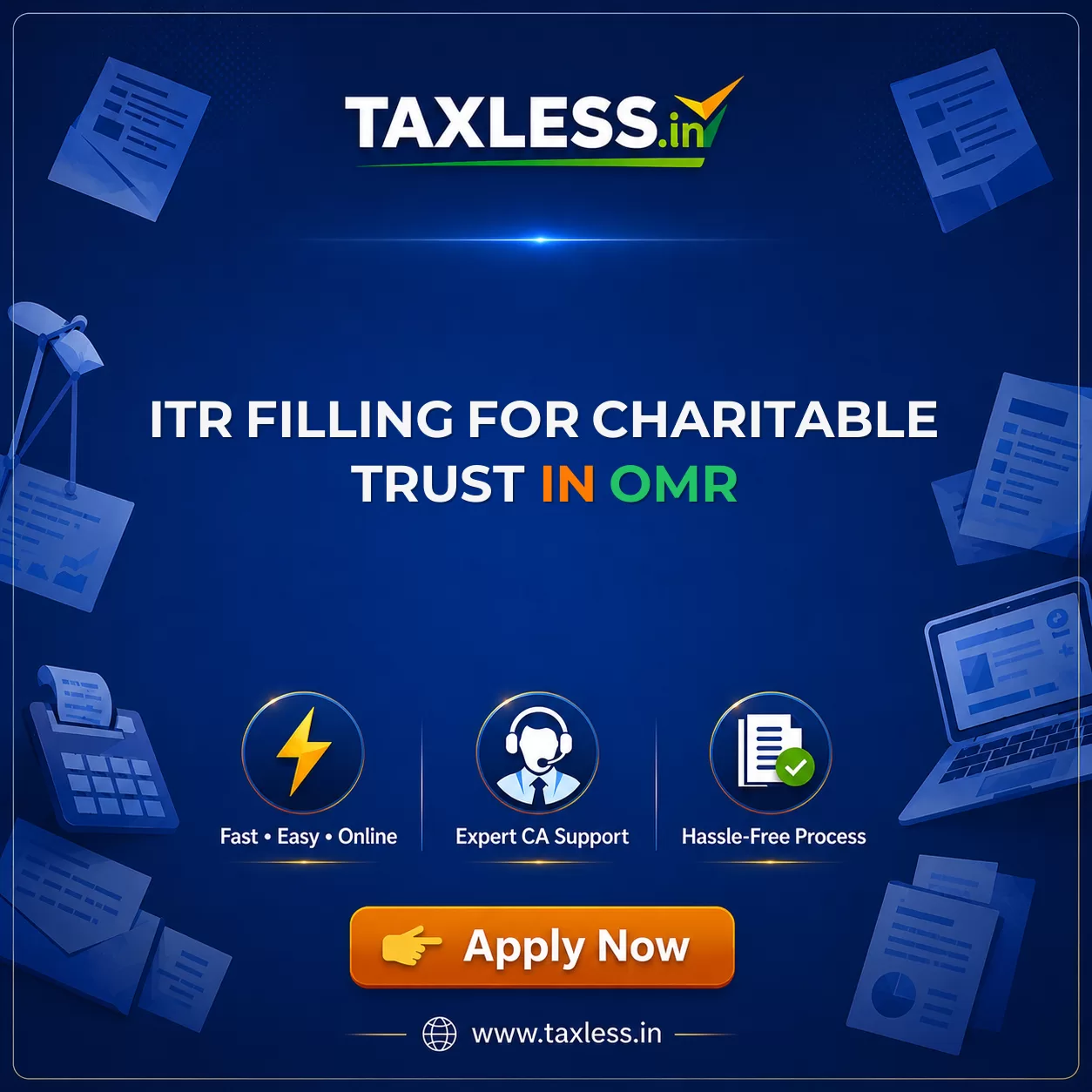 ITR Filling For Charitable Trust in Omr