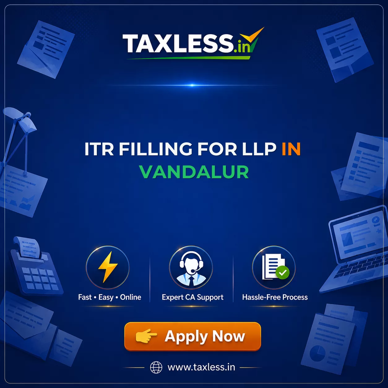 ITR Filling For LLP in Vandalur