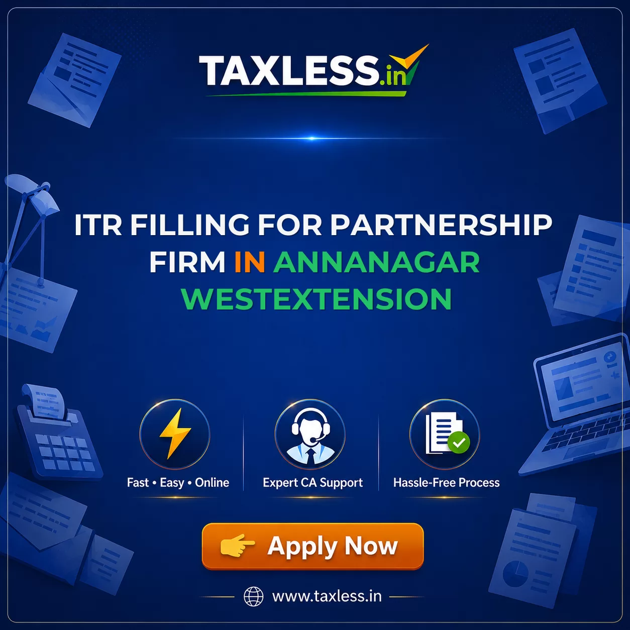 ITR Filling For Partnership Firm in Annanagar Westextension
