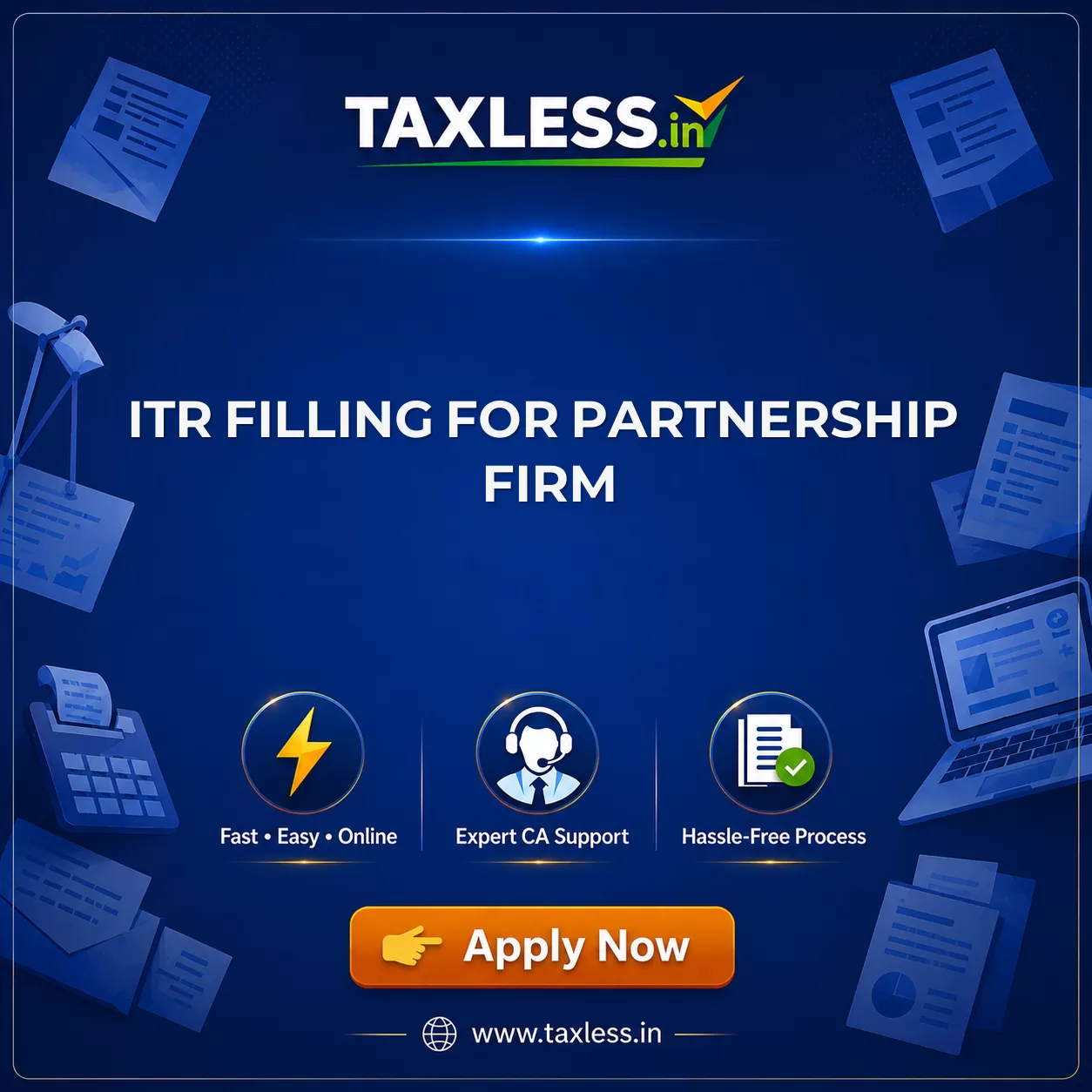 ITR Filling For Partnership Firm