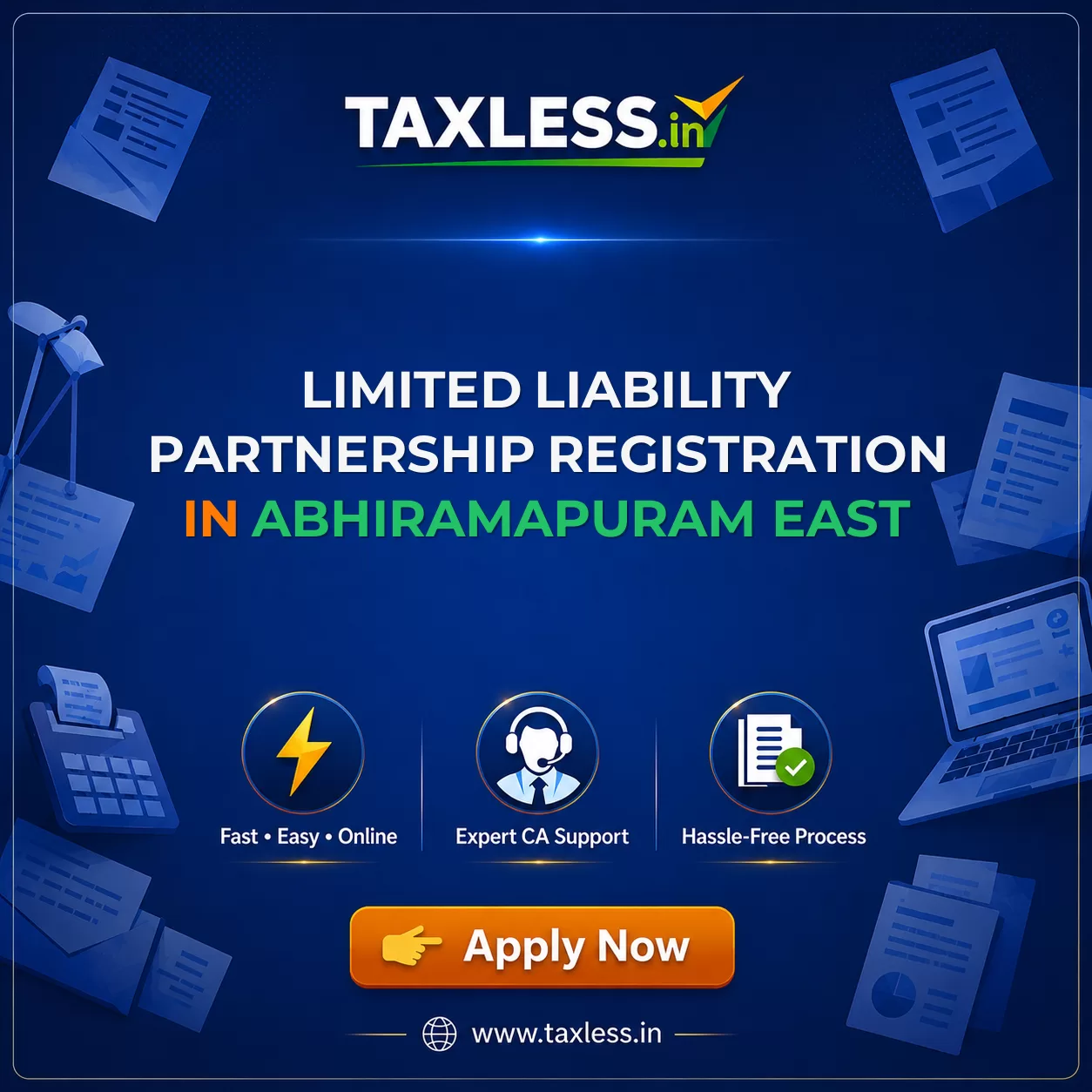Limited Liability Partnership Registration in Abhiramapuram East