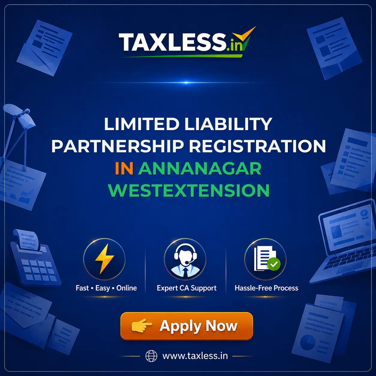 Limited Liability Partnership Registration in Annanagar Westextension