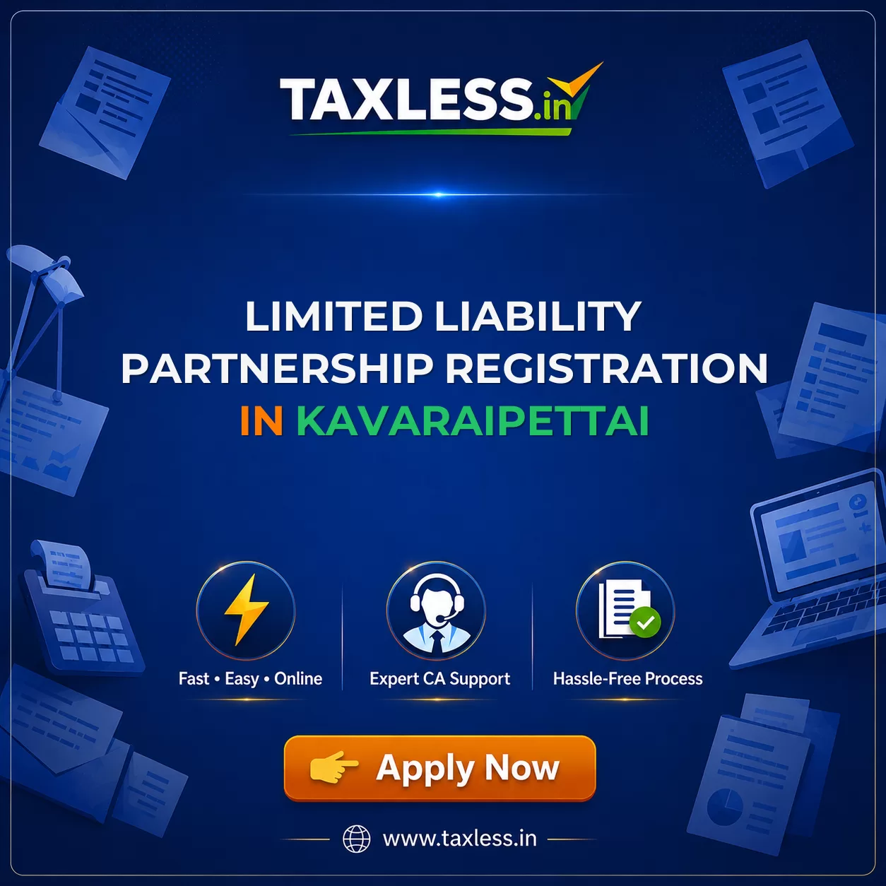 Limited Liability Partnership Registration in Kavaraipettai